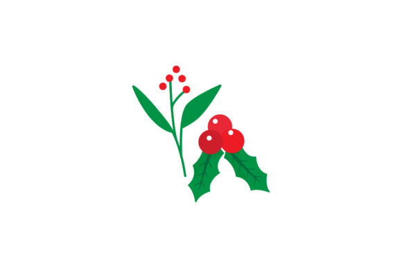 Christmas Mistletoe Decoration Illustration