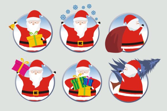 Christmas Santa Claus Best Clipart Illustrations