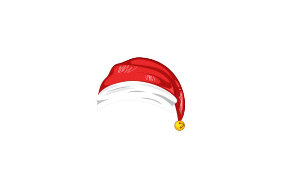 Christmas Santa Hat Vector Illustration for Branding