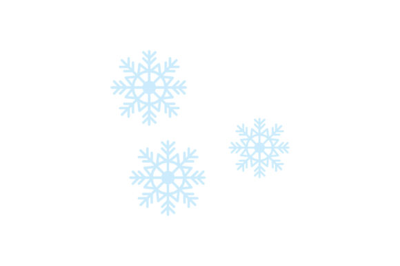 Christmas Snowflakes Assets Vector for Website and Editorial Design