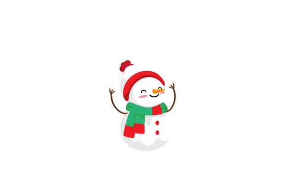Christmas Snowman Vector Assets for Illustrations