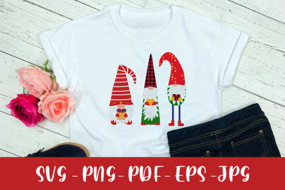 Gnomes Christmas Illustrations: Gnome with a Heart